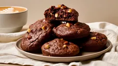 Ciasteczka kakaowe z orzechami – idealny przepis na domową słodkość do kawy